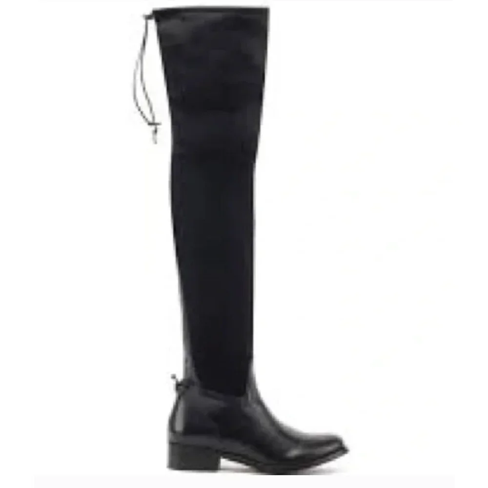 Rudsak Leather Suede Over the Knee Sock Boots 35